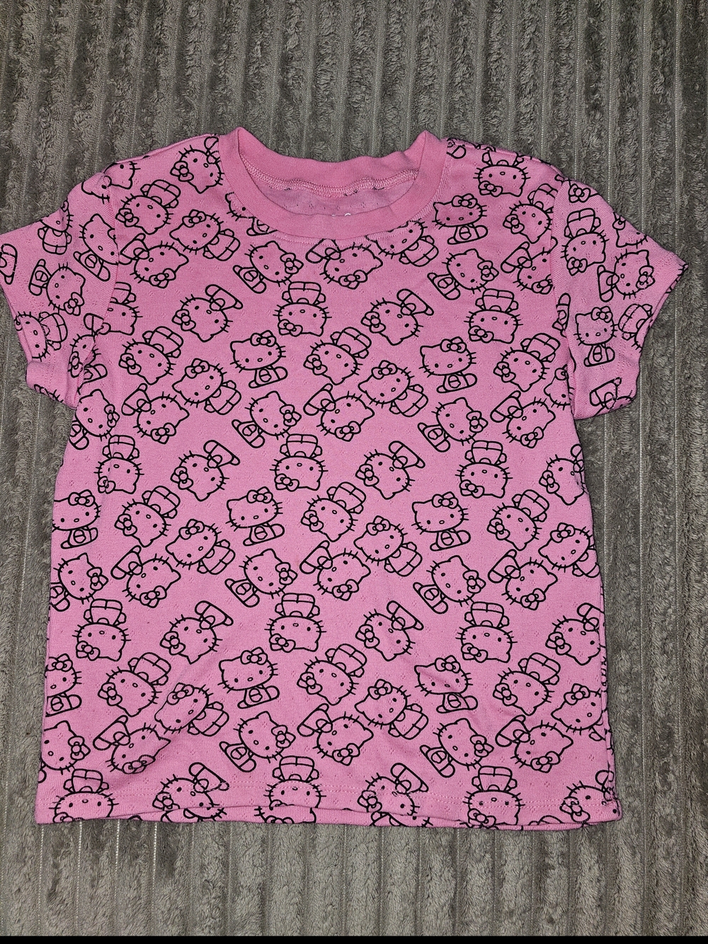 Hello Kitty Pink All-Over Print Short Sleeve Tee - SH 7